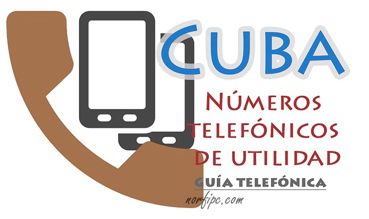 Números de teléfonos de emergencia y utilidad en Cuba