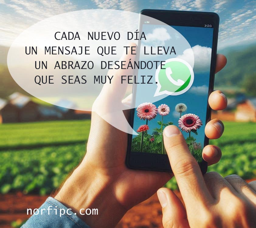 Mensaje de buenos días para WhatsApp: Cada nuevo día es un nuevo regalo de la vida, ábrelo, disfrútalo y sé feliz