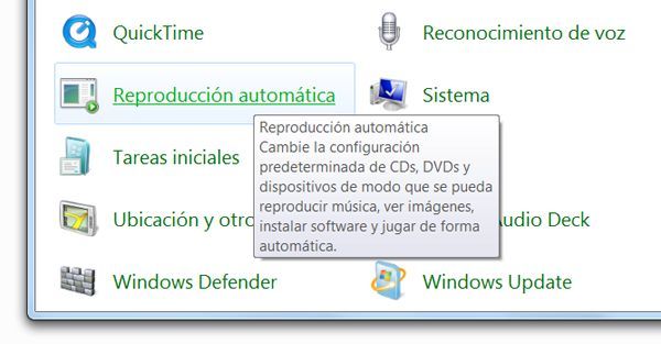 Configurar la reproducción automática en Windows