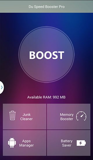 Du Speed Booster, herramienta para acelerar un dispositivo con Android