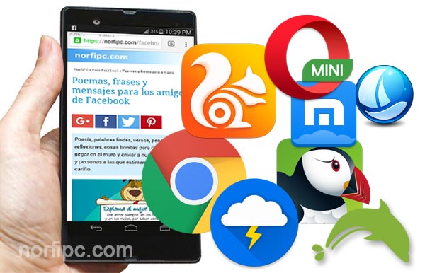 Los navegadores móviles mejores y más rápidos para Android