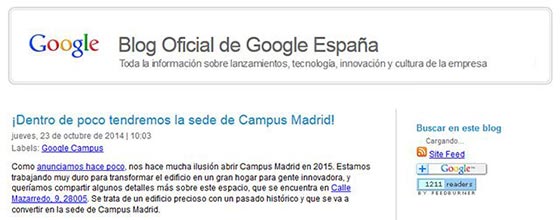 Blog de Google España